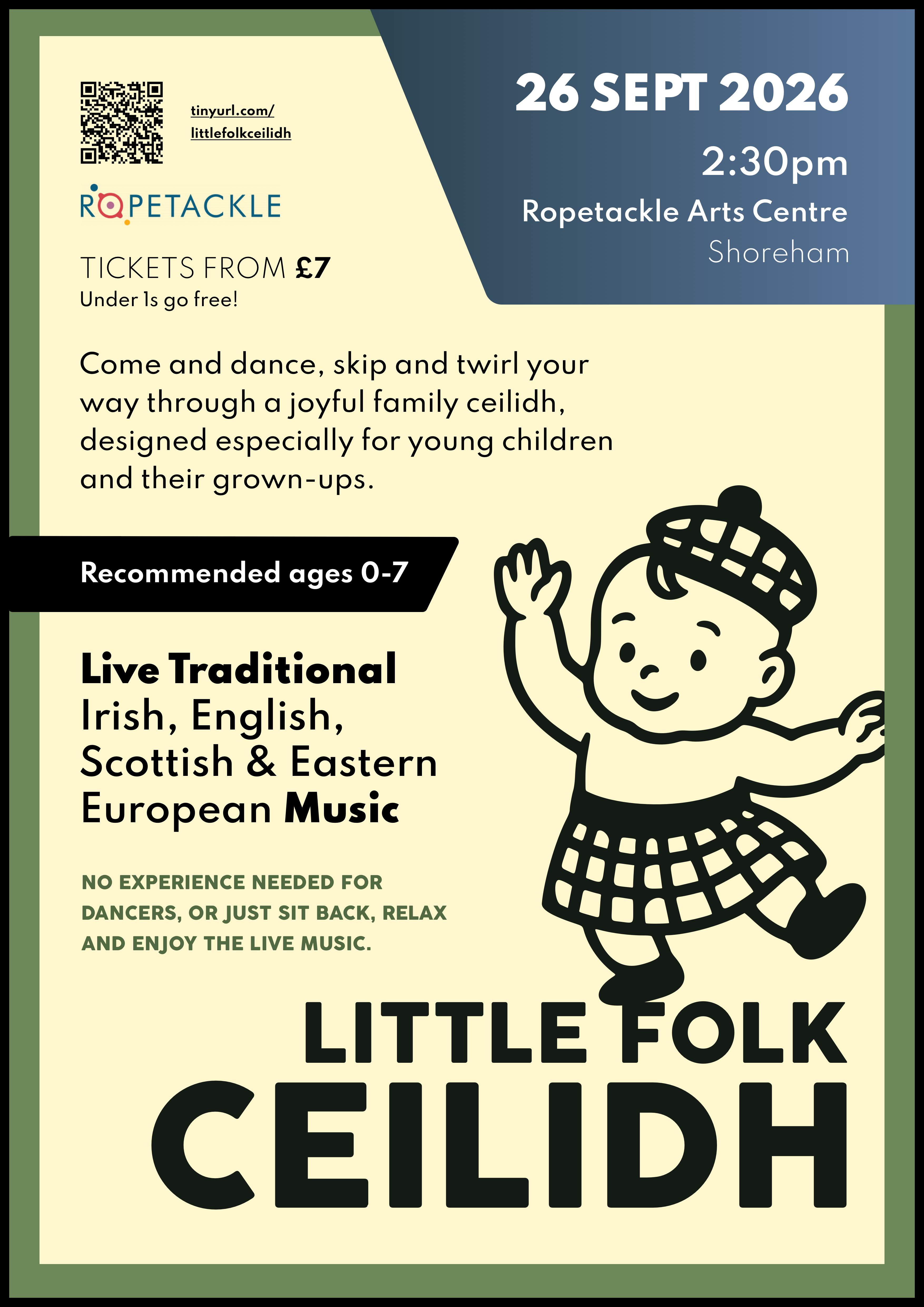 Little Folk Ceilidh September 2026 Poster